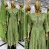 Vardan Ethnic Sr 1628 Faux Georgette Wholesale Gown Set